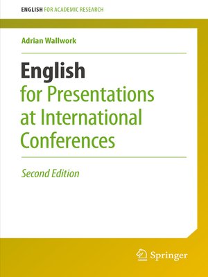 cover image of English for Presentations at International Conferences